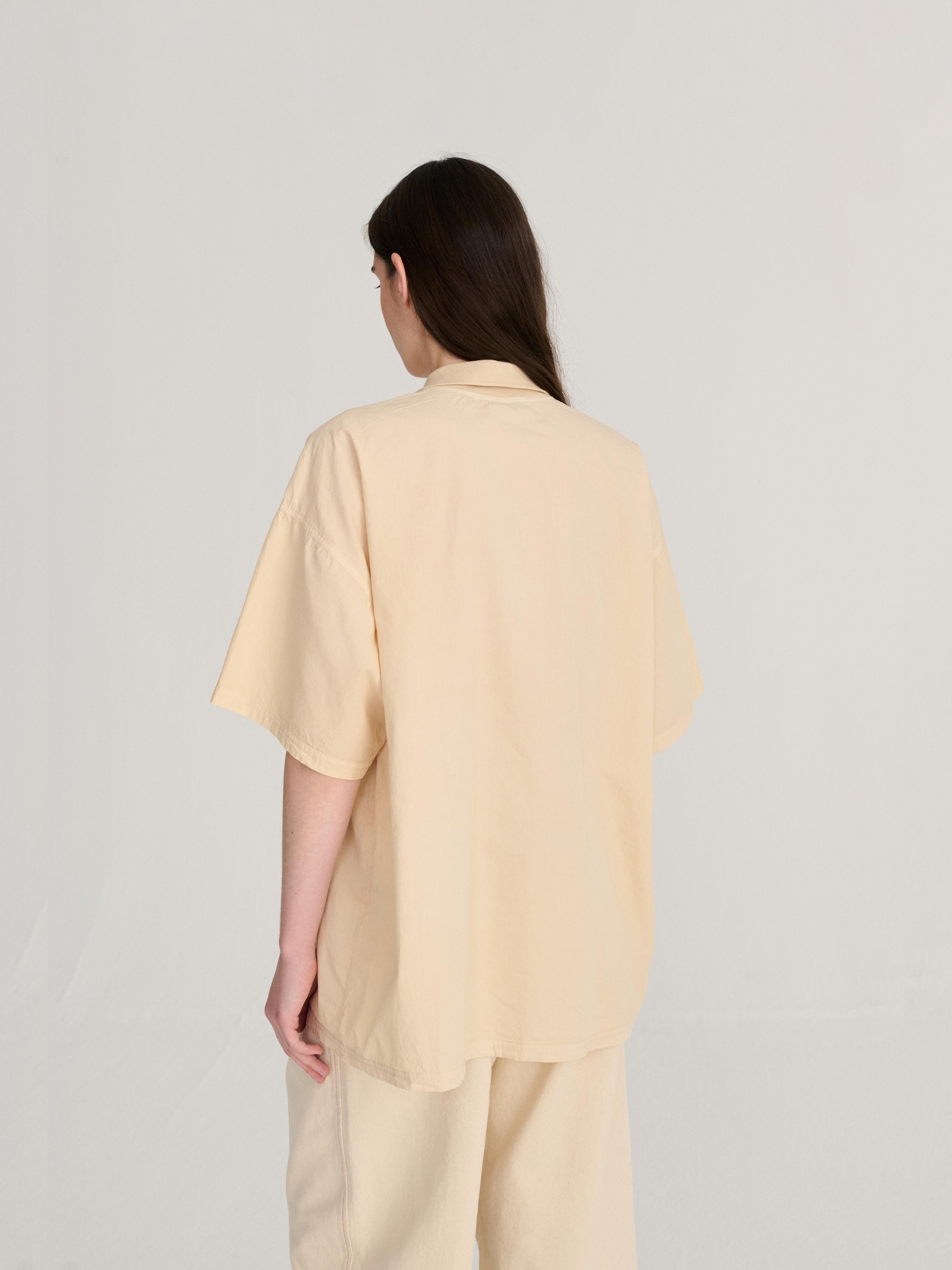 Bobo Choses Labelled Oversized Polo Shirt Damen off white weiß